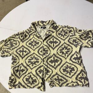 Nova Men Patterned Short Sleeve Shirt